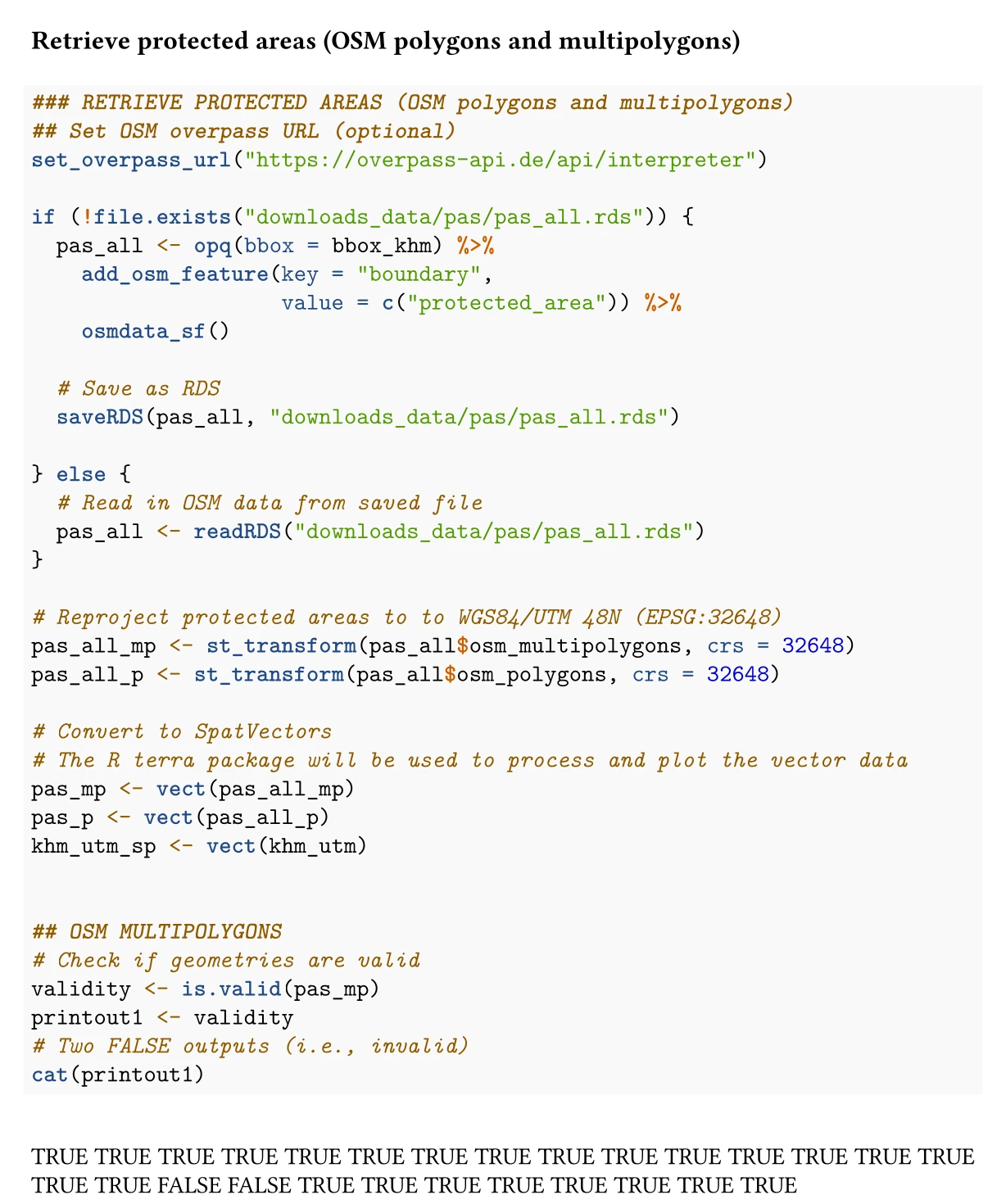 Open Geospatial Data for Sustainability:Exploring and visualising with R: Biodiversity Conservation